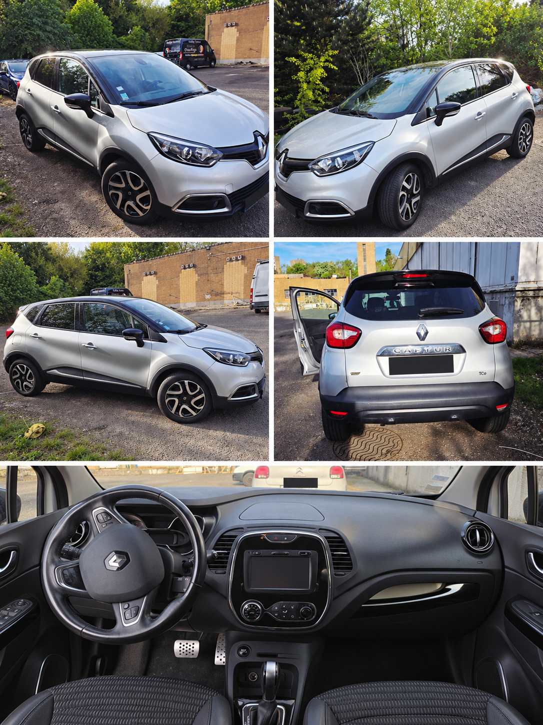 Renault Captur : photos extérieures et intérieures, plaques masquées